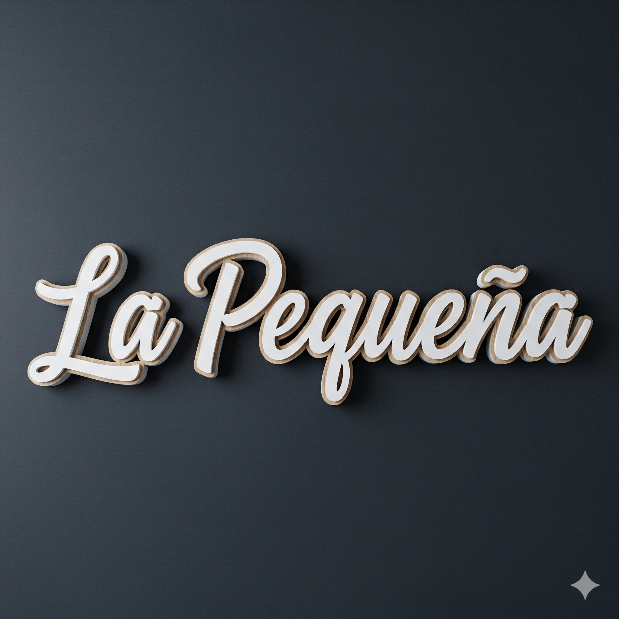 Letrero La Pequeña Chamberí